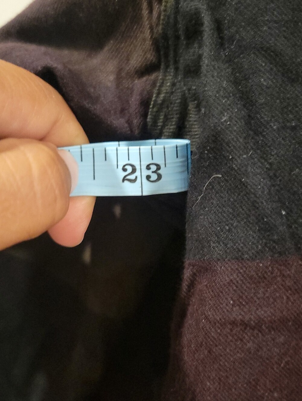 COS Check Pattern Long Sleeve Button Up Size Medium - Picture 6 of 7